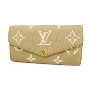Louis Vuitton Empreinte Portefeuille Sarah NM Tourterelle Creme Long Wallet